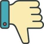 Thumb Down SVG Icon
